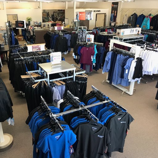 The Uniform Store specializes in Medical Apparel, Custom Tees, Corporate Apparel, and Team Uniforms. Located at 6641 Dublin Center Dr. & 3001 Olentangy River Rd