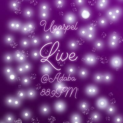 Ugospel is a gospel entertainment program held every Sunday from 11.30am to 12pm  on the radio station, Adaba 88.9 FM.😘😁😁