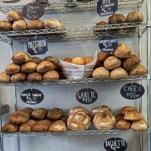 We're a wood-fired bakery in Comox, making artisan natural sourdough breads, not to mention pizza, and a variety of sweet and savoury products.