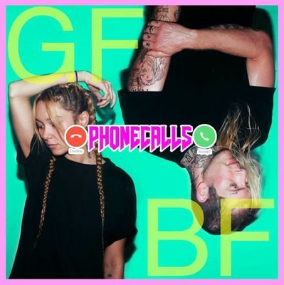 gf @novarockafeller bf @therealmrmac we hate ourselves but love eachother i guess watch our new video for PHONECALLS