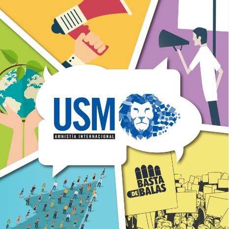 Si estudias en la USM, ¡Actívate por un mundo donde todos disfrutemos nuestros derechos! Amnistía Internacional // Gmail: redusmaiven@gmail.com // IG: @usmaiven