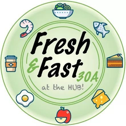 freshandfast30a's profile picture. We're serving up Fresh food, Fast! Find us at the Hub on 30A or have us come to you!