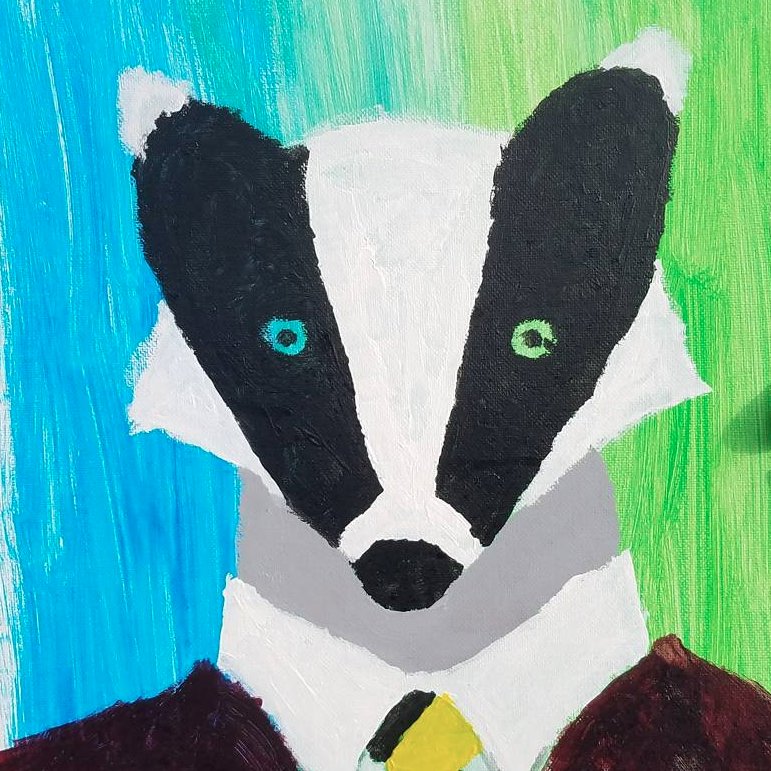 A badger. A bot. Hourly tweets reminding you to be kind to yourself. Run by @HBBisenieks