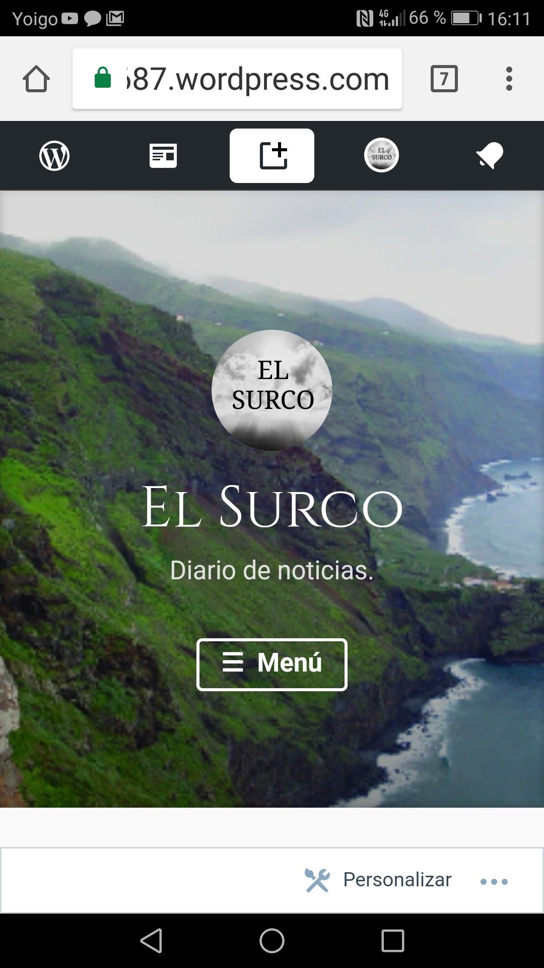 El SURCO PALMERO tiene como finalidad dar las noticias para hacernos llegar la información, desde un punto más cercano y humano..