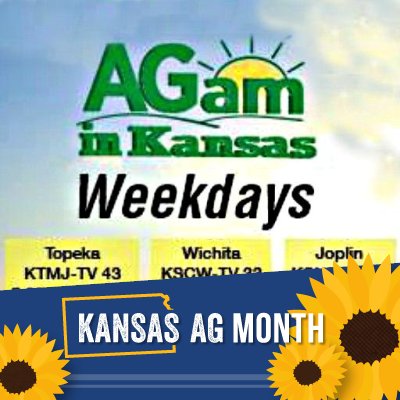 Welcome to AG am in Kansas, the only locally produced daily television ag show in Kansas.