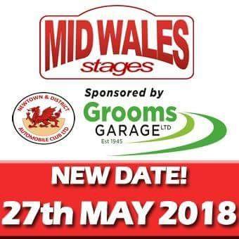 27th May 2018 - Newtown, Powys, Wales - Newtown & District AC.
45 mile, compact stage rally with classic Welsh Stages