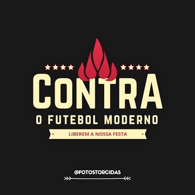 Repúdio a todo o processo de elitização do futebol.