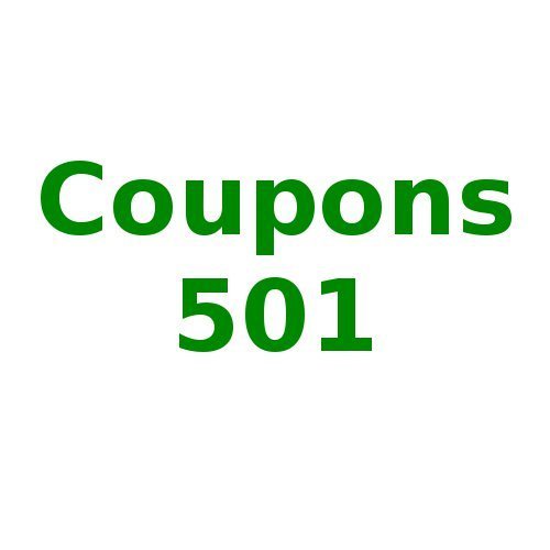Coupons501's profile picture. Using #coupon codes to raise money for 501(c)3 charities. #Follow4Follow, #F4F, #iFollowBack