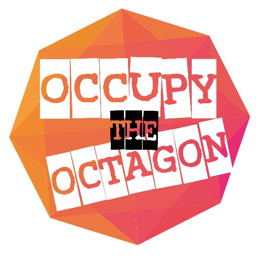 Students occupying Queen Mary University's historic Octagon building. Against student bursary cuts, against staff pension cuts! #OccupyTheOctagon