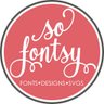 SoFontsy's profile picture. So Fontsy is your one stop craft marketplace for commercial use, cut friendly #fonts &  #SVGdesigns compatible with #SilhouetteCAMEO #Cricut & more!