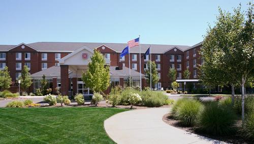 The Hilton Garden Inn Corvallis hotel is on the campus of Oregon State University and adjacent to Reser Stadium, Gill Coliseum and the OSU Conference Complex.