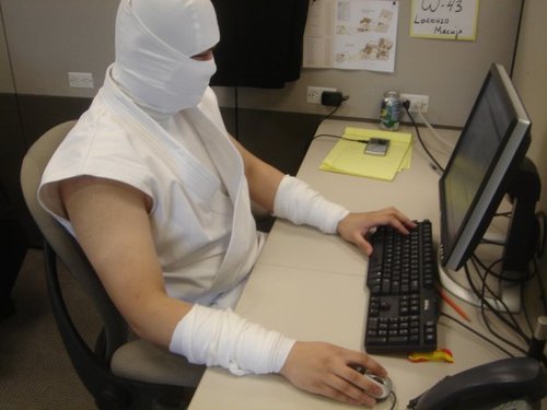 I work for Marketing.  I play Jazz music.  I play videogames.  I'm a ninja.  What else?
