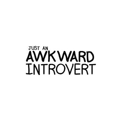 AwksIntrovert's profile picture. Lifestyle Blog on how to deal with life...and extroverts 😮 #justanawkwardintrovert

https://t.co/cWDTj9JK4B
