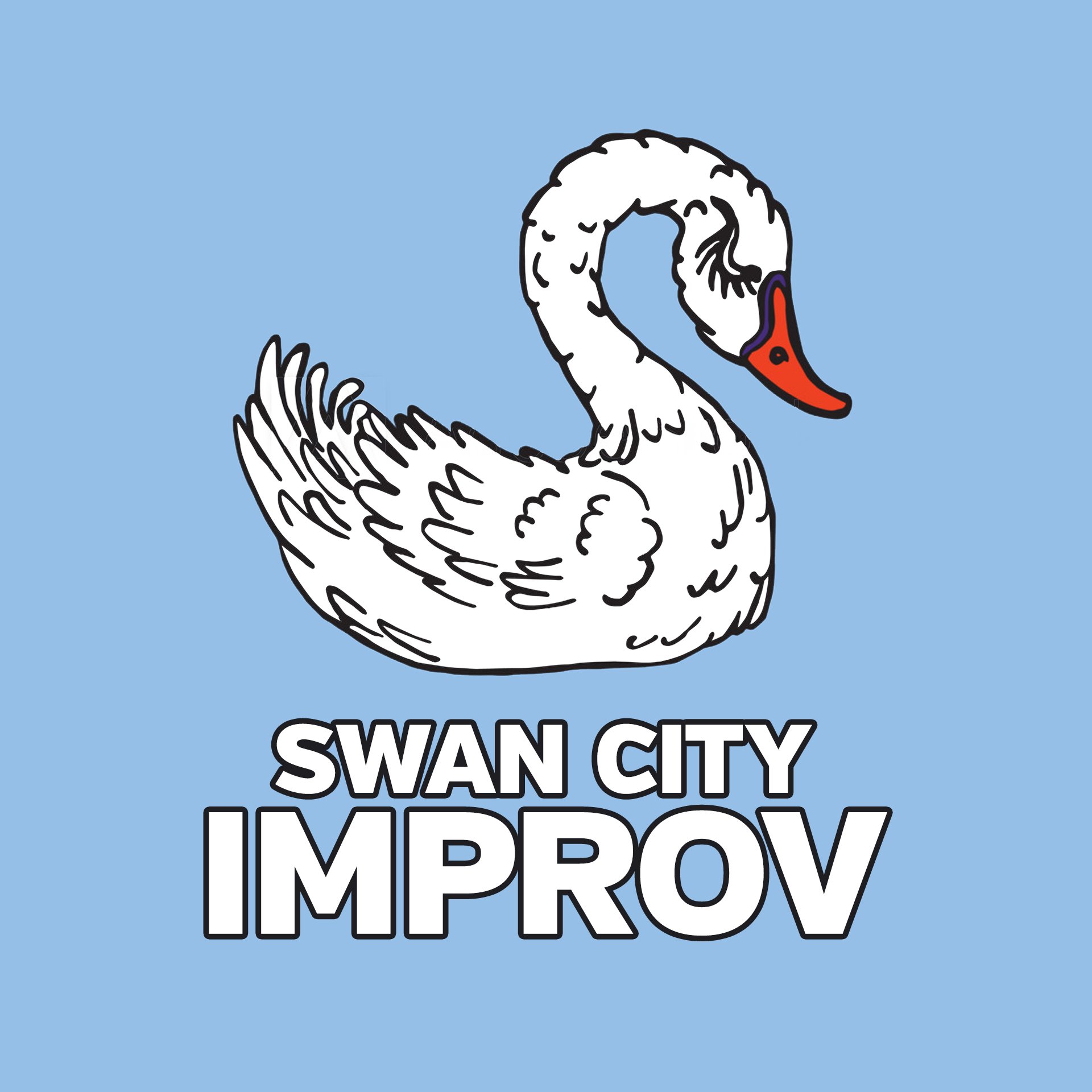 Live improv comedy in downtown Lakeland, Florida! Two shows every first Friday at 7:30 and 9pm. 😂😂 #swancityimprov