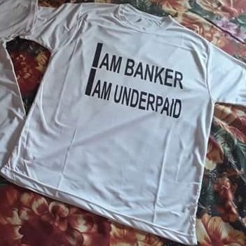 I am a banker, I am underpaid