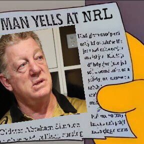 Simpsons Related NRL Memes