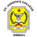 St. Joseph's College Ombaci (@ombacicollege) Twitter profile photo St. Joseph's College Ombaci (@ombacicollege) Twitter profile photo
