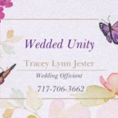 I am a Wedding Officiant and own Wedded Unity.
I love weddings and want You to have the Wedding Ceremony YOU want no matter how serious, how fun, how romantic!