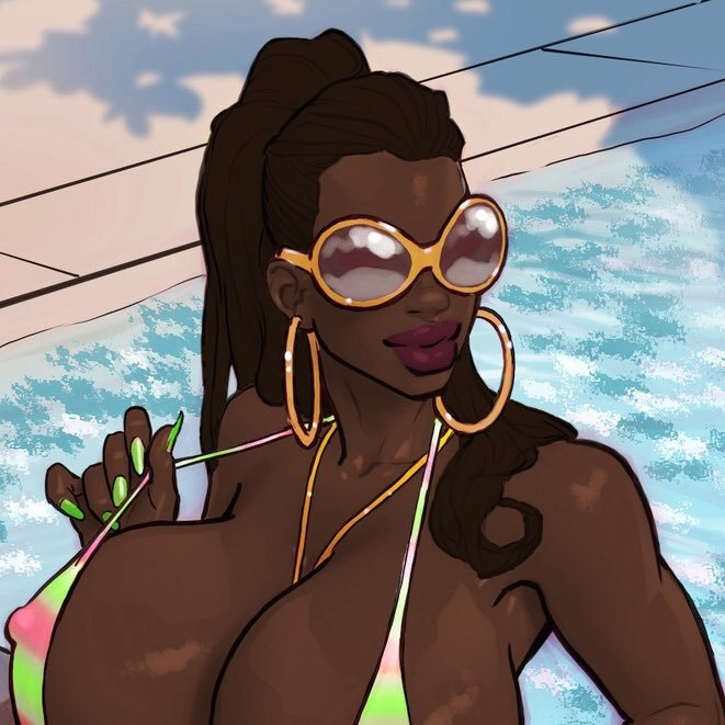 Ebony Mosen Cartoon Onanieren