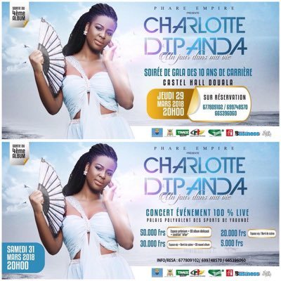 #teamDipanda #DipandaMania #Dipand'attitude Page facebook : Fan Club Charlotte Dipanda Officiel ... #RestonsConnectés❤️