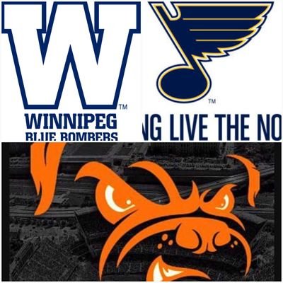 NFL Cleveland Browns/NHL St Louis Blues/CFL Winnipeg Blue Bombers/fan for life!