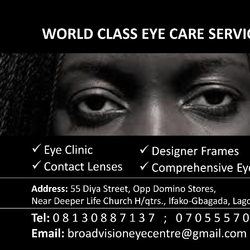 Knowledge and Technologically driven eye care service provider.