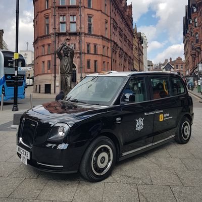 The first EV Taxi outside of London. Available for Airports, Weddings, Events or simply from A to B | Part of @freenow_uk