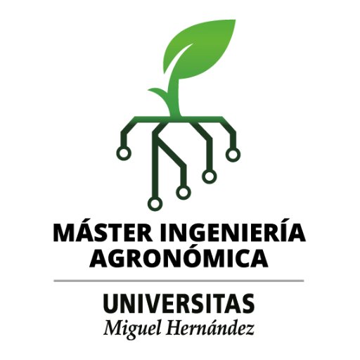 Máster en Ingeniería Agronómica. Habilita para el ejercicio de la profesión de Ingeniero Agrónomo (Orden CIN 325/2009).  Universidad Miguel Hernández de Elche.