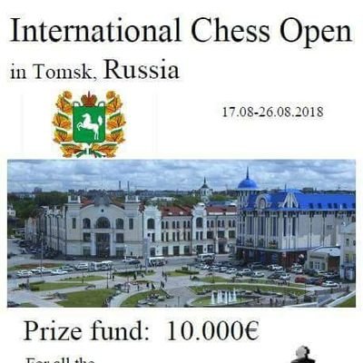 Hi! Welcome to the profile of the first Tomsk Open, that will take place from August 17 to 26. It's an international tournament, open to everyone!