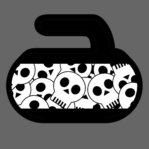 A series of characters all made as curling rocks.
If there's a character you want to see, send a message. I do my best to accommodate requests.