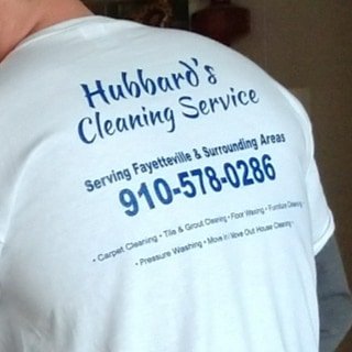 hubbardcleaning's profile picture. Hubbards cleaning services in Fayetteville, NC
serving a 30 mile radius of our location.