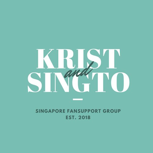 Fansupport for Krist and Singto in Singapore. #KristSingtoFMinSG: 1st July 2018 ✨