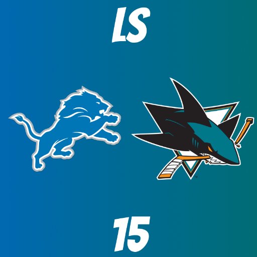 (20) Fan of the SJ Sharks, DET Lions, and TOR Blue Jays.