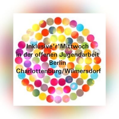 #Inklusion in der offenen #Jugendarbeit Eichenallee 47, 14050 #Berlin Ausserhalb der Ferien, mittwochs 14:30 - 20:00 Uhr