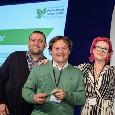 Award wining landscape gardener loves snowboarding and skateboarding .