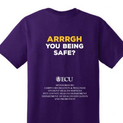 Get STI tested at ECU Student Health & get a free T-shirt! *limited time only* Follow & RT for a chance to win a $15 gift card!