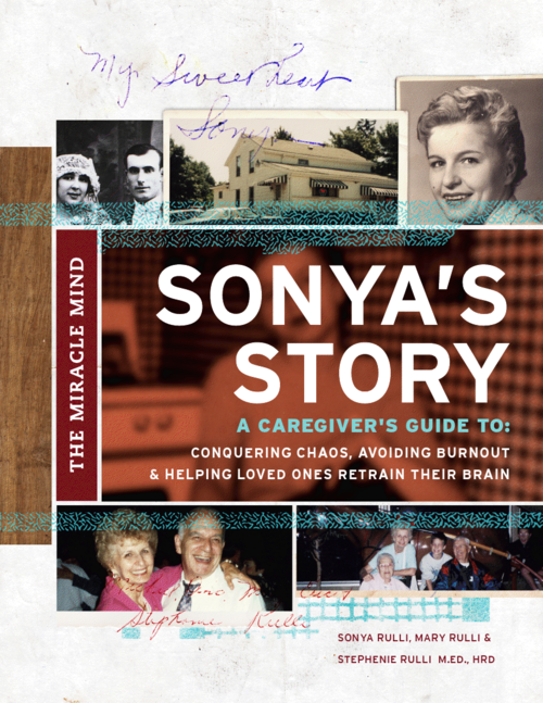 National Speakers - The Miracle Mind, Sonya's Story is a caregivers guide to conquering chaos, avoiding burnout and helping retrain a loved ones brain.