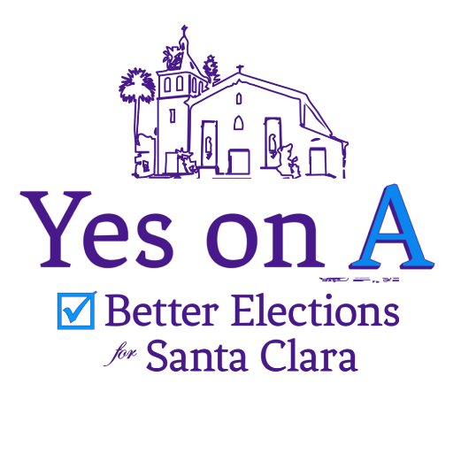 Please vote Yes to adopt ranked choice voting in Santa Clara. Vote YES on Measure A on June 5th.