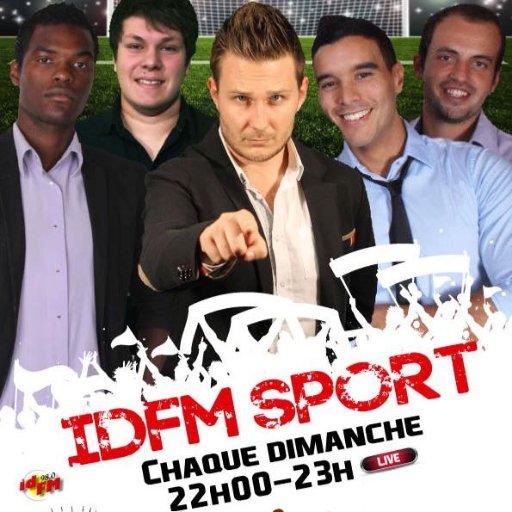Compte officiel de l'émission IDFMsport sur 98FM et https://t.co/OTWHDxAqgt. Infos, Reportage, Débat, en toute indépendance chaque dimanche en direct de 22h00 à 23h00 !