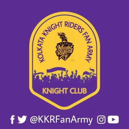 KKR Fan Army , The Official #KKR Fan Club bringing all #KKR fans together to support for @KKRiders #KKRFanArmy