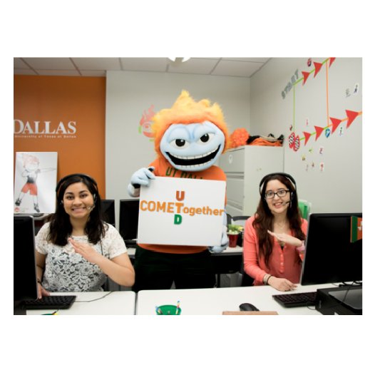 Comet Callers are students at University of Texas at Dallas, responsible for connecting w/ alumni to update records, share university news, & request support.