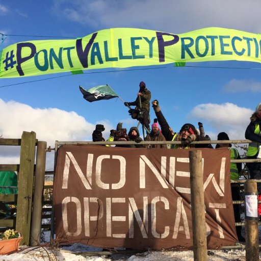 Protecting Pont Valley from open cast coal extraction - taking direct action to stop extractivism
#coalneemore