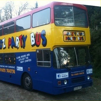 Krazy kids party bus is eleven tonnes of fun that will come to your front door for your child’s special day.