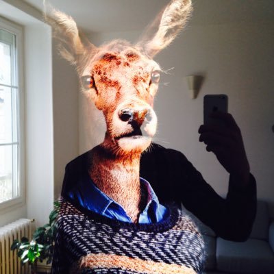 TrysBac's profile picture. L’herbe est en effet plus bleue dans le champ d’à-côté 
HelloQuitteX le 20/01/2025 @ macbacon sur le ciel bleu