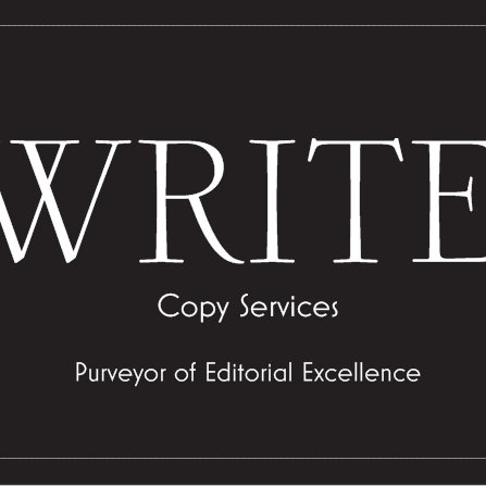 @WriteEditorial knows how you want to portray your brand & sympathetically edits your chosen words. @burberry & @netaporter alumnus 💥@dailymail 👩🏽💻