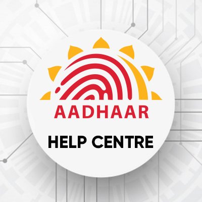 This is an official help centre profile for Aadhaar managed by the Unique Identification Authority of India.