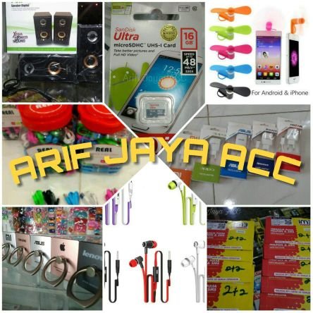 arifjaya_acc's profile picture. Jual berbagai macam aksesoris HP dan Barang Unik lengkap di Mojokerto

IG @arifjaya_acc 
FB : Arif Jaya ACC
SMS/WA : 089 639 674 099