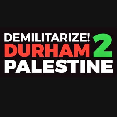 We are a coalition of concerned members of Durham’s community committed to peace and justice from #Durham2Palestine 🐂2️⃣🇵🇸 #DoItLikeDurham
