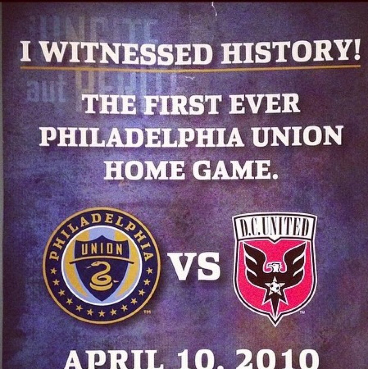 Go to Philadelpia Union games in Section 133! member of the Son's of Ben since 2010. Founding member of the Philadelphia Union,  OlllllllO