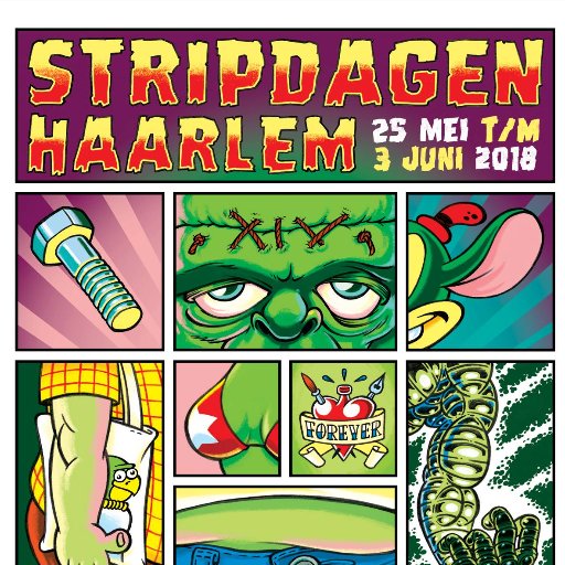 Tweejaarlijks festival in Haarlem waar het betere beeldverhaal centraal staat sinds 1992. Komende editie: 25 mei t/m 3 juni 2018!